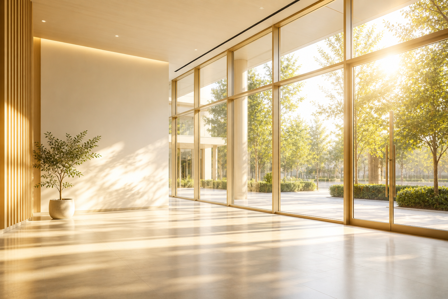 Glasfront-Türen-Fenster-Header